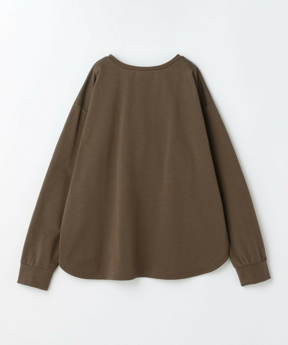 feerique Lサイズ（大きいサイズ） 【大きいサイズ】feerique 　ロゴプリントプルオーバー ブラック