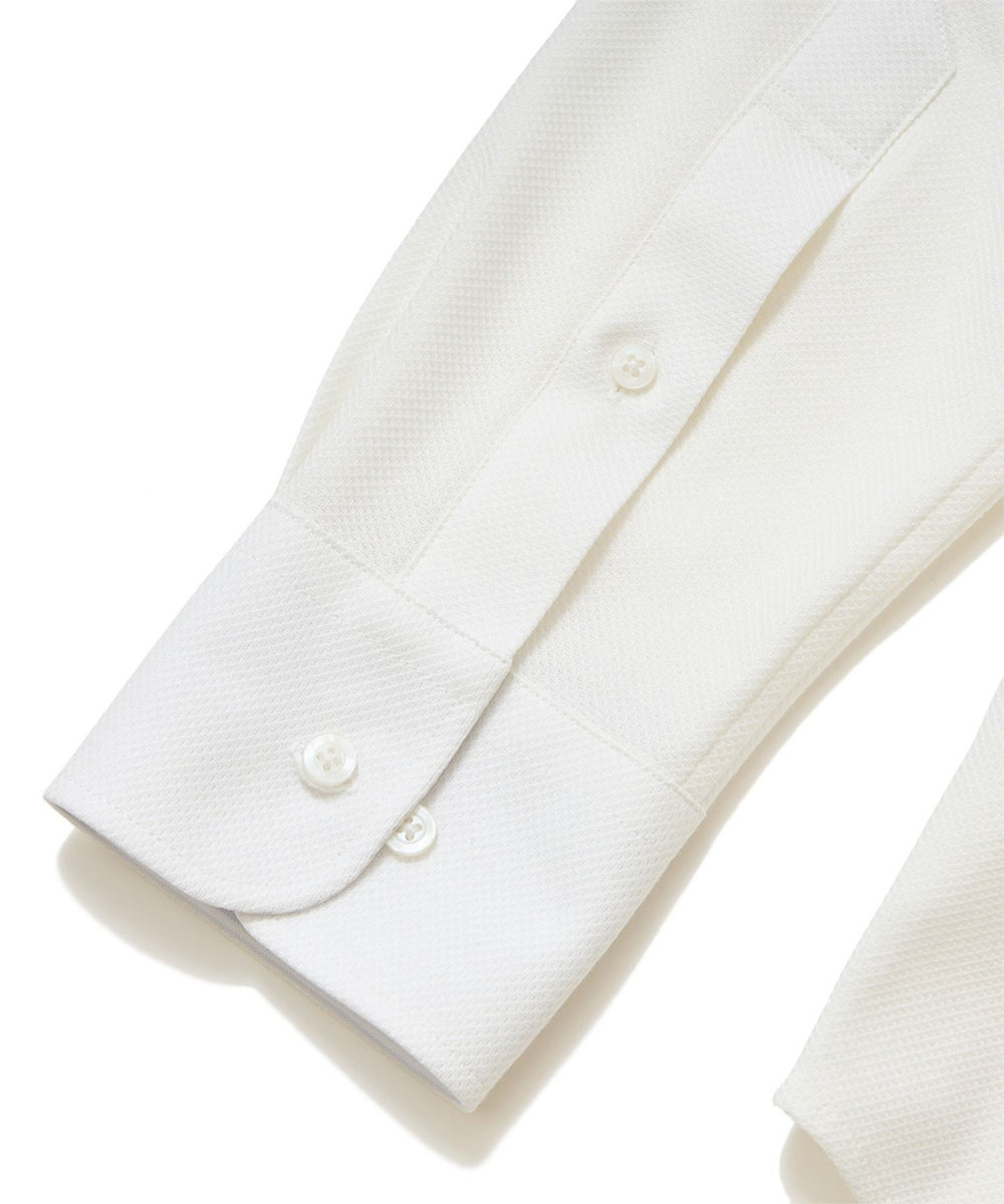 MEN'S BIGI 【ACTIVE TAILOR】アルビニコーコランカノコドレスシャツ ホワイト