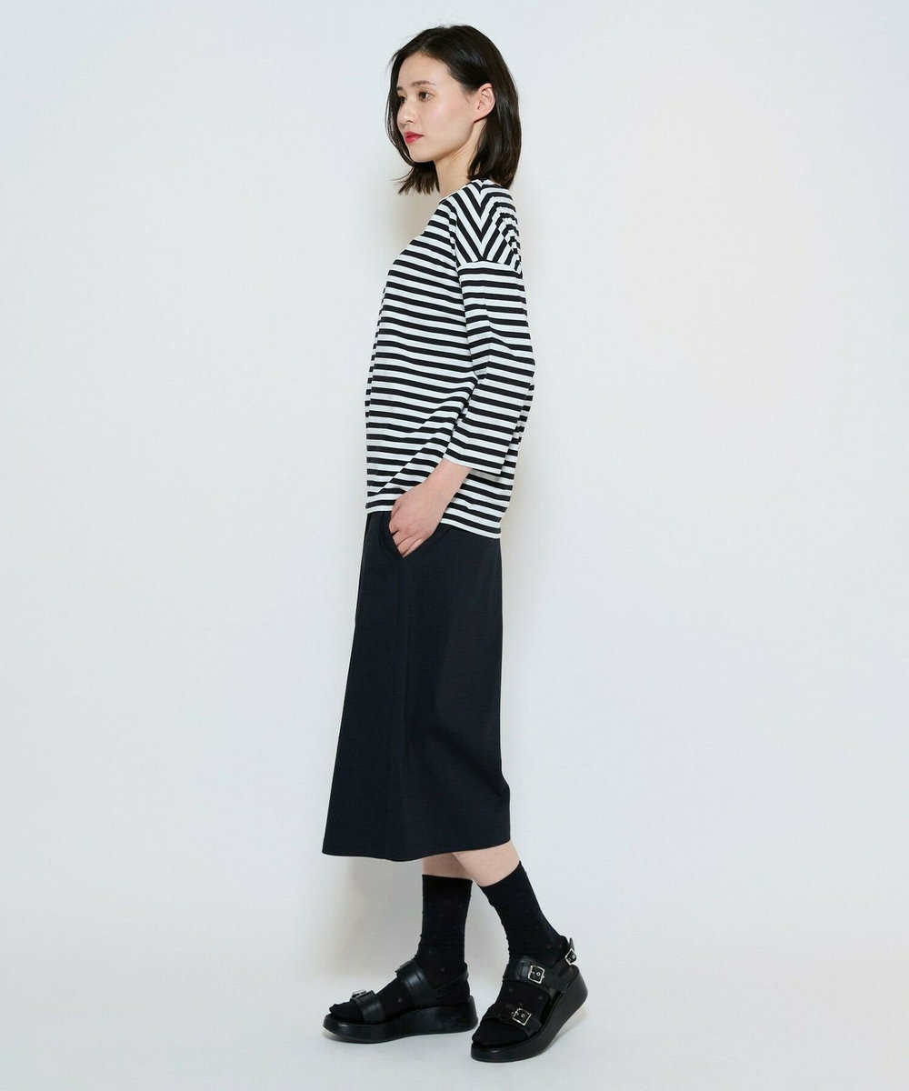L'EQUIPE raspail×L’EQUIPE 別注ボーダーカットソー ブラック
