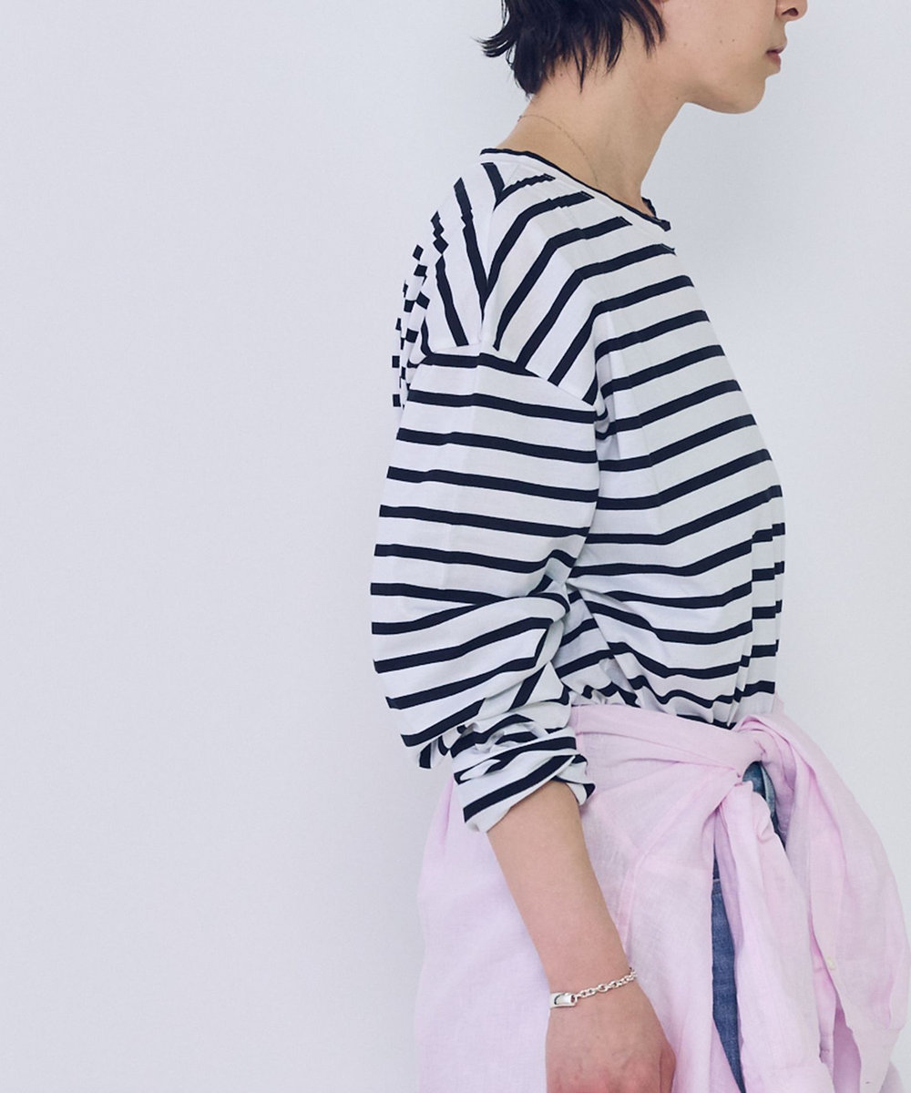 1er Arrondissement ＜INSCRIRE（アンスクリア）＞別注コットンボーダーロングスリーブTシャツ その他
