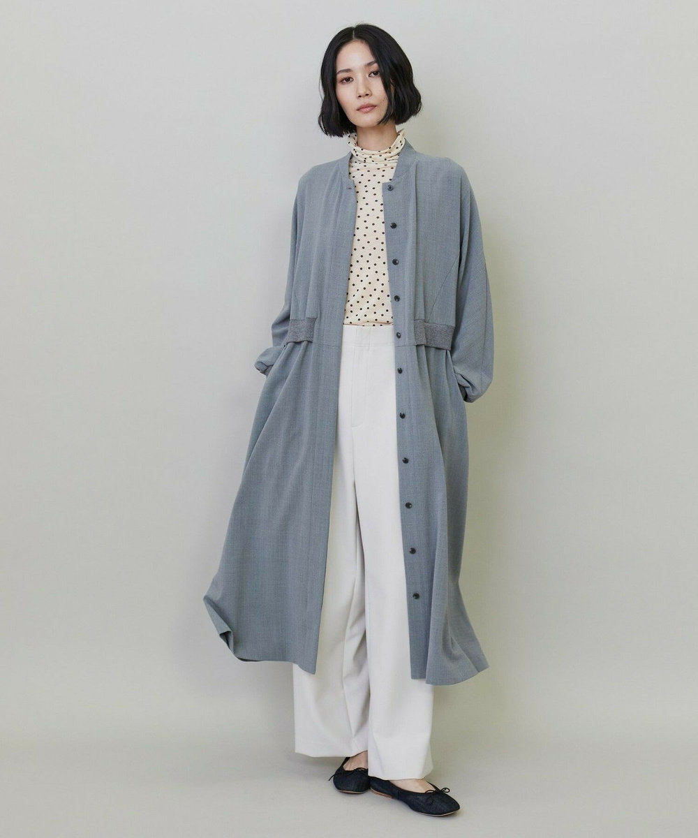 L'EQUIPE Lサイズ（大きいサイズ） 【大きいサイズ】テンセルカシミヤジャージドットプリントカットソー キナリ