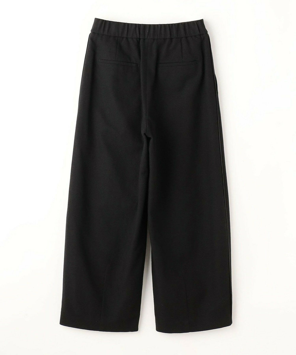 MOGA ウールリネンツイルバレルワイドパンツ ブラック