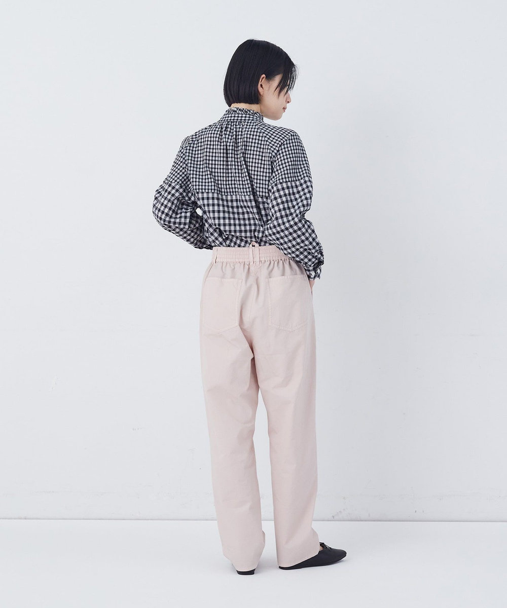 congés payés ADIEU TRISTESSE ナイロンウェザーイージーパンツ ピンク