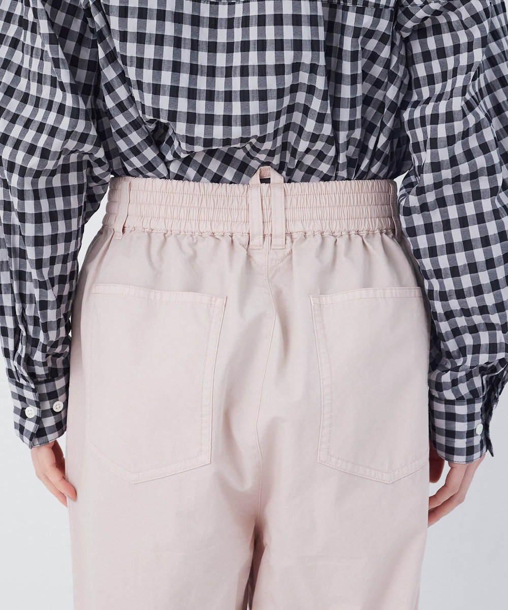 congés payés ADIEU TRISTESSE ナイロンウェザーイージーパンツ ピンク
