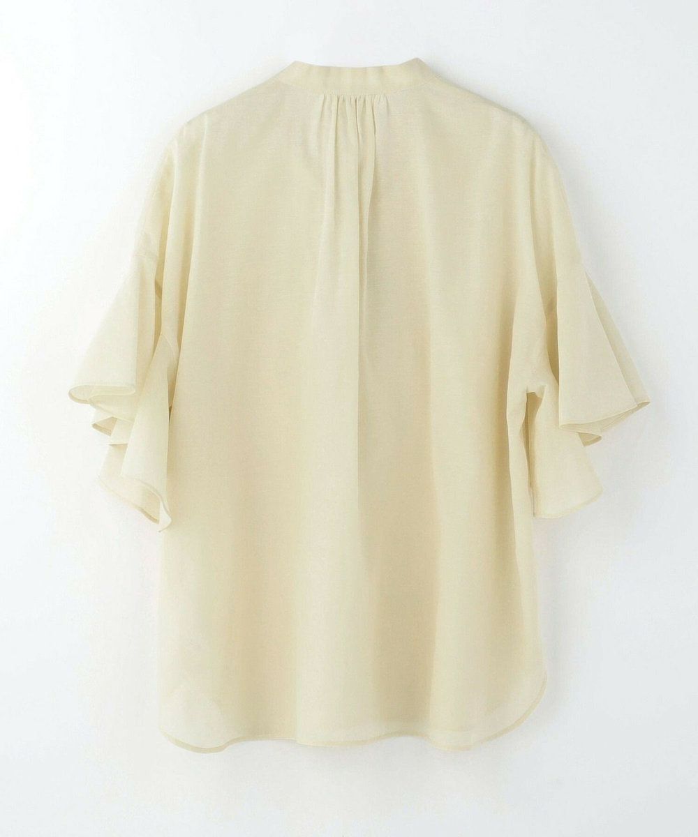feerique feerique シルキーローンフリルブラウス キナリ
