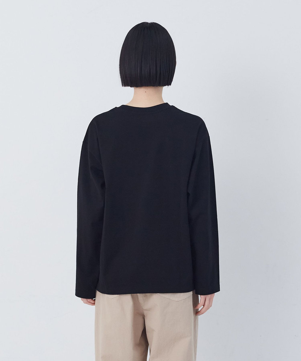 congés payés ADIEU TRISTESSE ichiro yamaguchi. コラボ長袖Ｔシャツ ブラック系その他