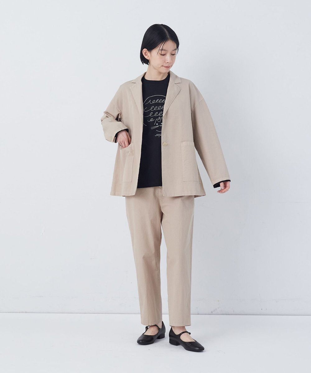 congés payés ADIEU TRISTESSE ichiro yamaguchi. コラボ長袖Ｔシャツ ブラック系その他