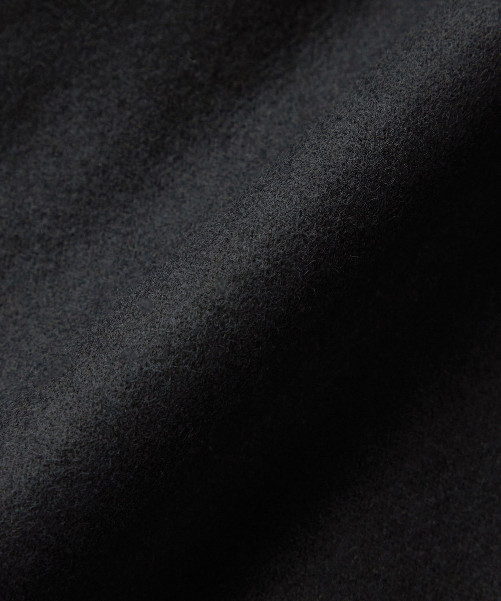 L'EQUIPE COUTURIER W/CASHフランネルジャケット ブラック