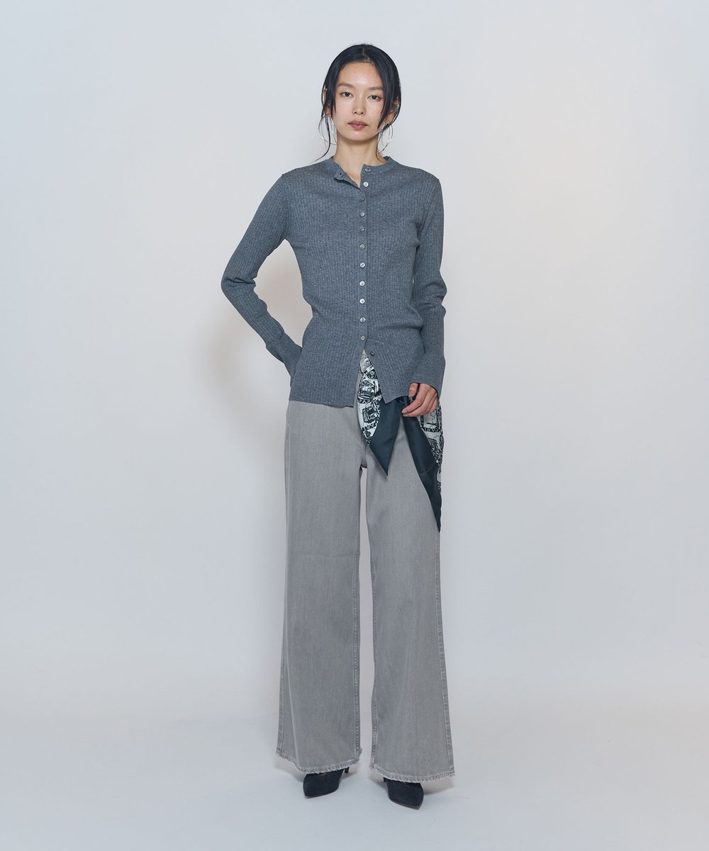 1er Arrondissement ＜upper hights / アッパーハイツ＞"THE LAUREN"デニムパンツ ライトグレー