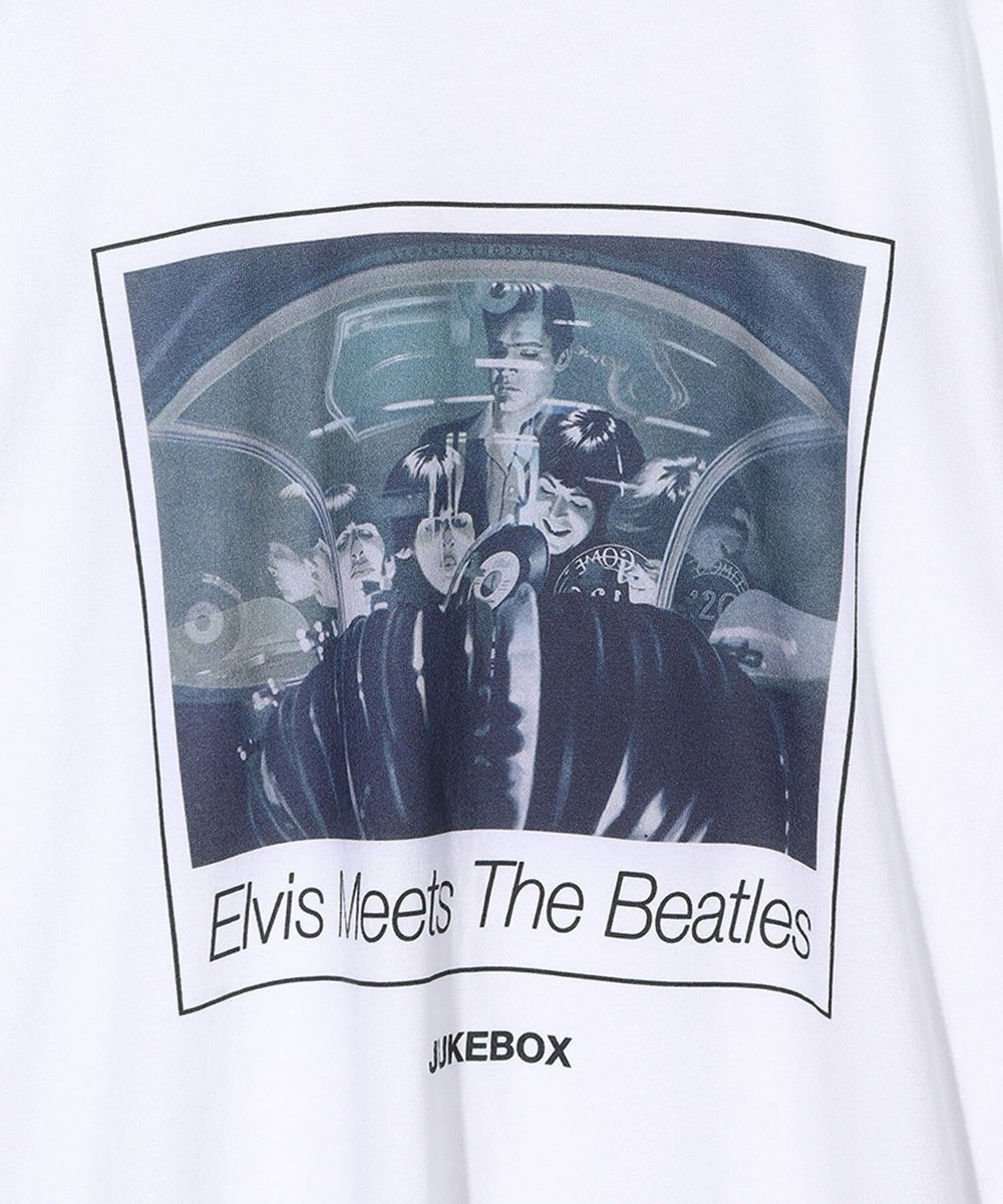 MEN'S BIGI 【THE CULTURE CODE x Klaus Voormann x MEN'S BIGI】 別注プリントT＜The Beatles＞ ホワイト