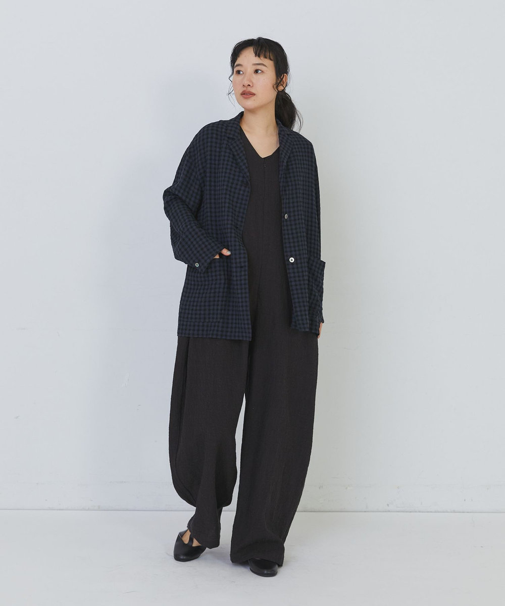 congés payés ADIEU TRISTESSE 【FAVE】シャーリングシャツジャケット ブルー系その他