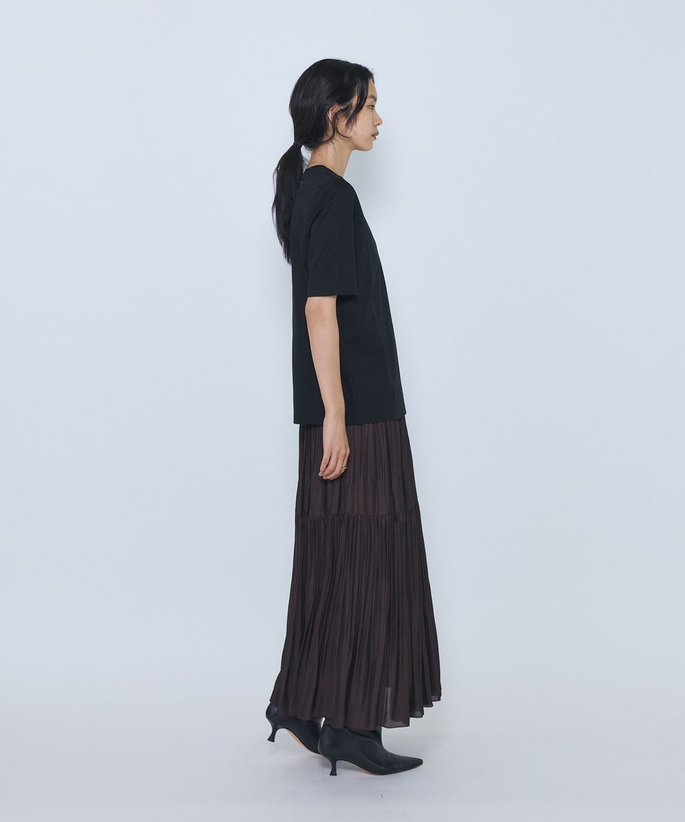 1er Arrondissement スーピマポンチコンパクトＴシャツ ブラック