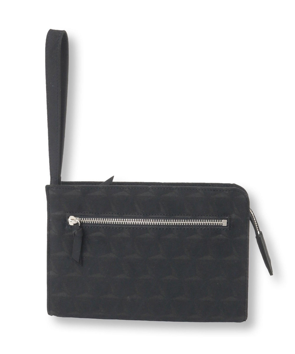 MEN'S BIGI 【Estivant/エスティバン】Clutch Bag/ ウルトラスエード クラッチバッグ ブラック