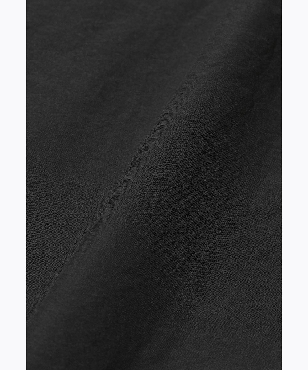 DÉPAREILLÉ ORGANDY NO COLLAR SHIRT / オーガンジーノーカラーシャツ ブラック