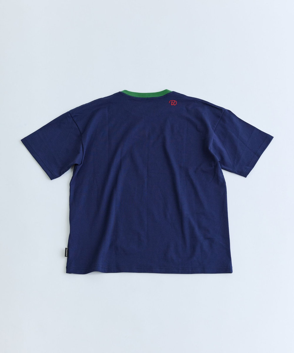 FRAPBOIS 《DOMDOMコラボ》バーガーTシャツ ネイビー