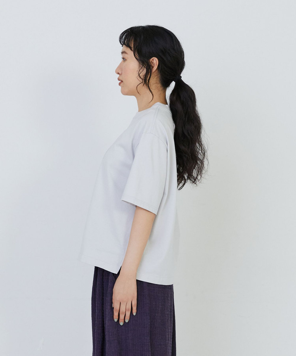 congés payés ADIEU TRISTESSE ichiro yamaguchi. 半袖Ｔシャツ ブル－グレ－