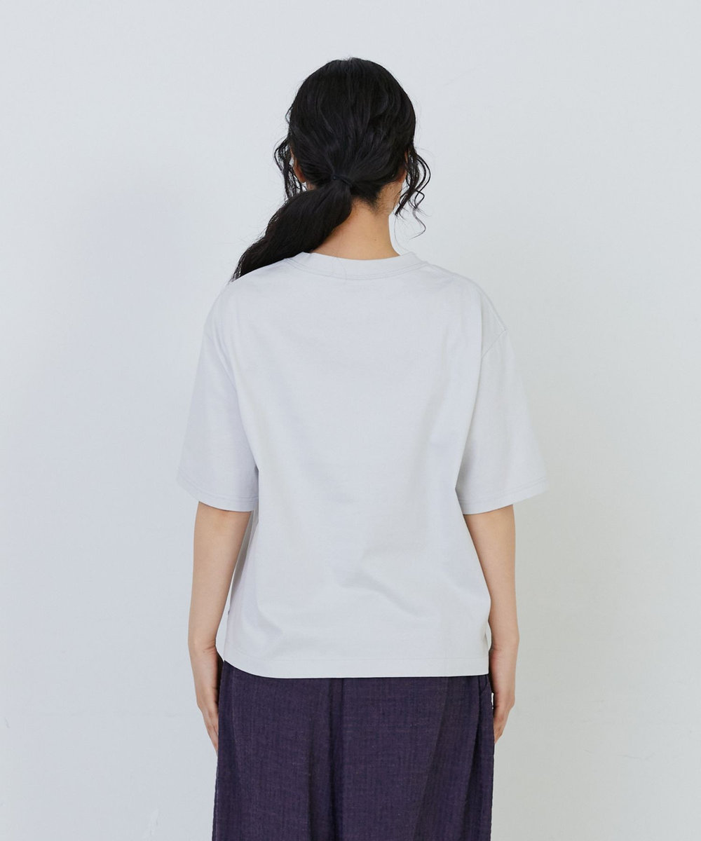 congés payés ADIEU TRISTESSE ichiro yamaguchi. 半袖Ｔシャツ ブル－グレ－