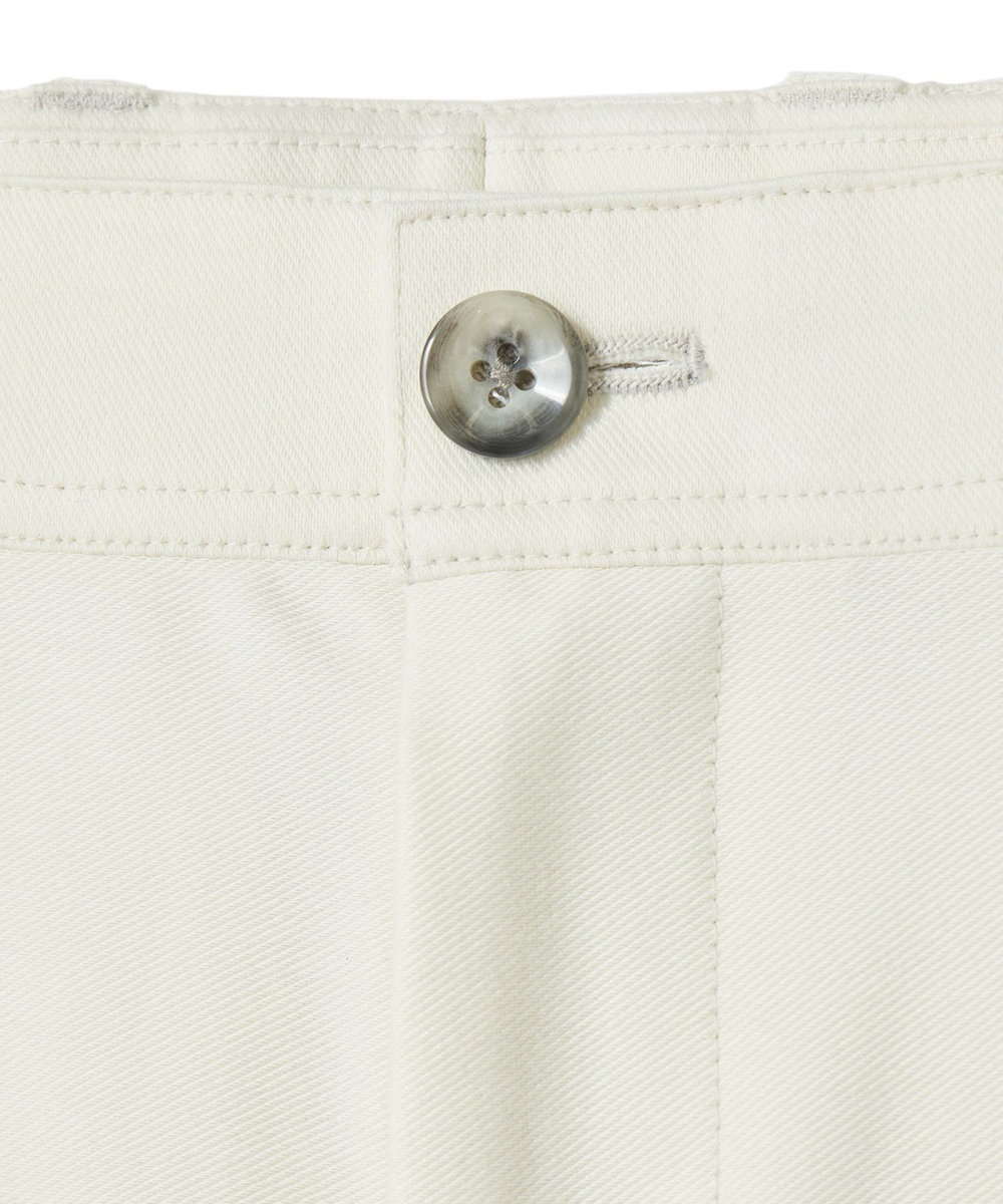 MEN'S BIGI デニムジャージ テーパードパンツ＜ストレッチ＞ ホワイト