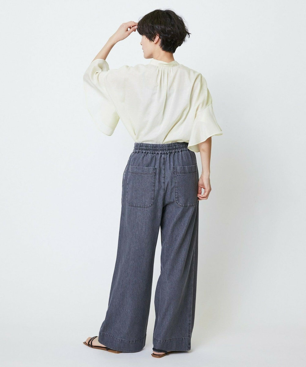 feerique feerique シルキーローンフリルブラウス キナリ