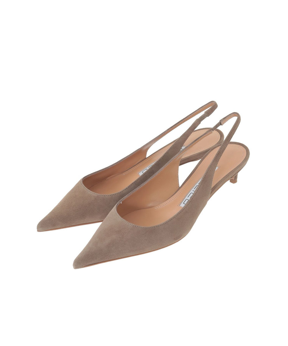 1er Arrondissement ＜PELLICO (ペリーコ)＞別注バックスリング パンプス グレイッシュベージュ