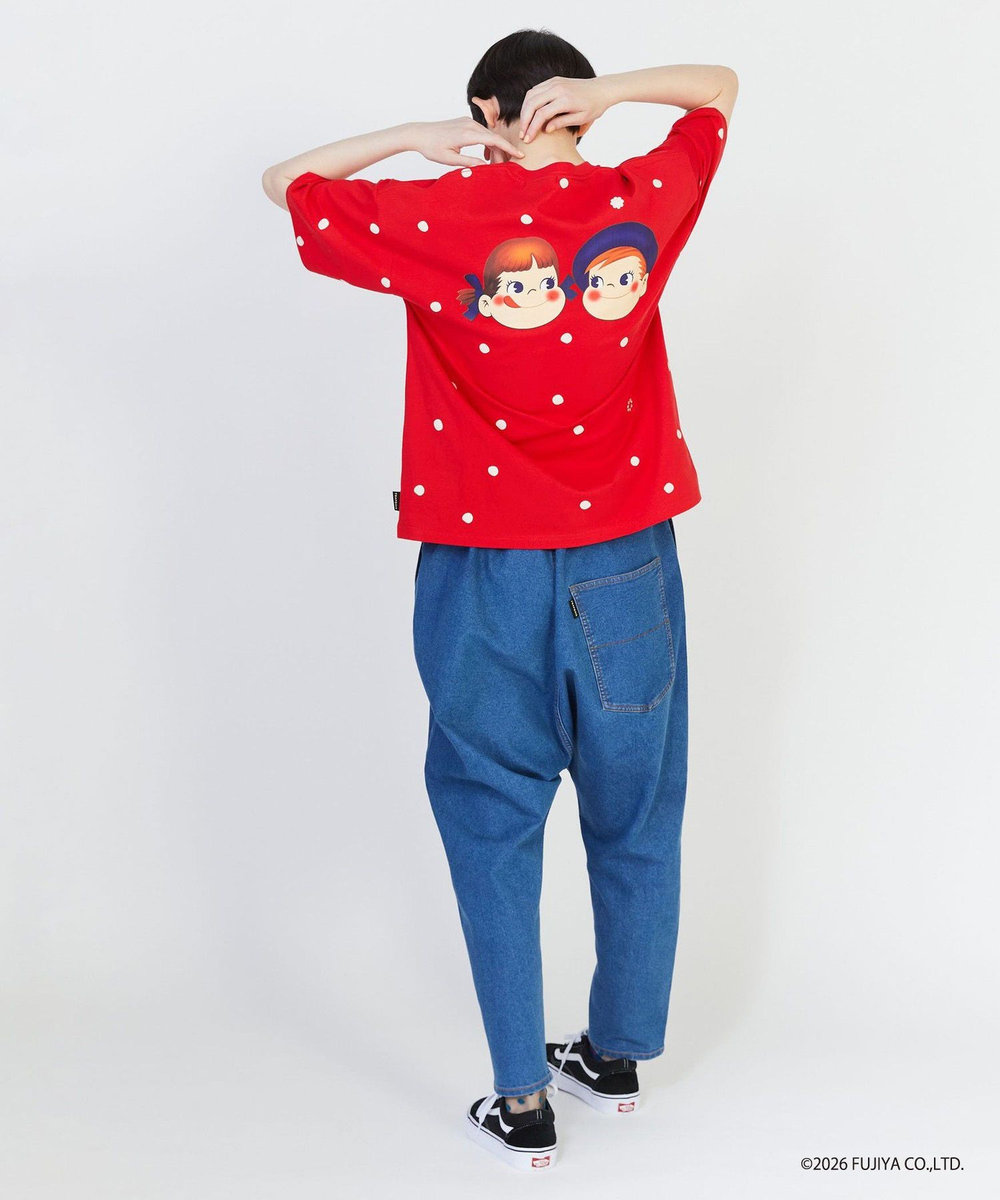 FRAPBOIS ミルキードットＴシャツ レッド
