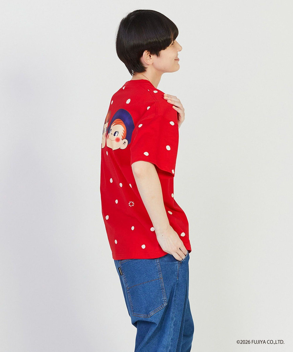 FRAPBOIS ミルキードットＴシャツ レッド