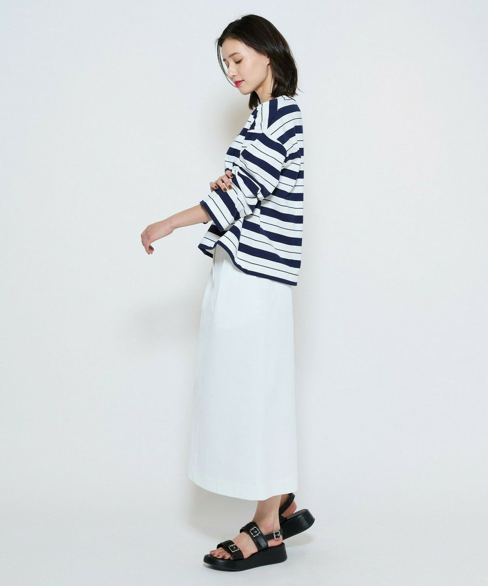 L'EQUIPE raspail×L’EQUIPE 別注ニュアンスボーダーカットソー ネイビー