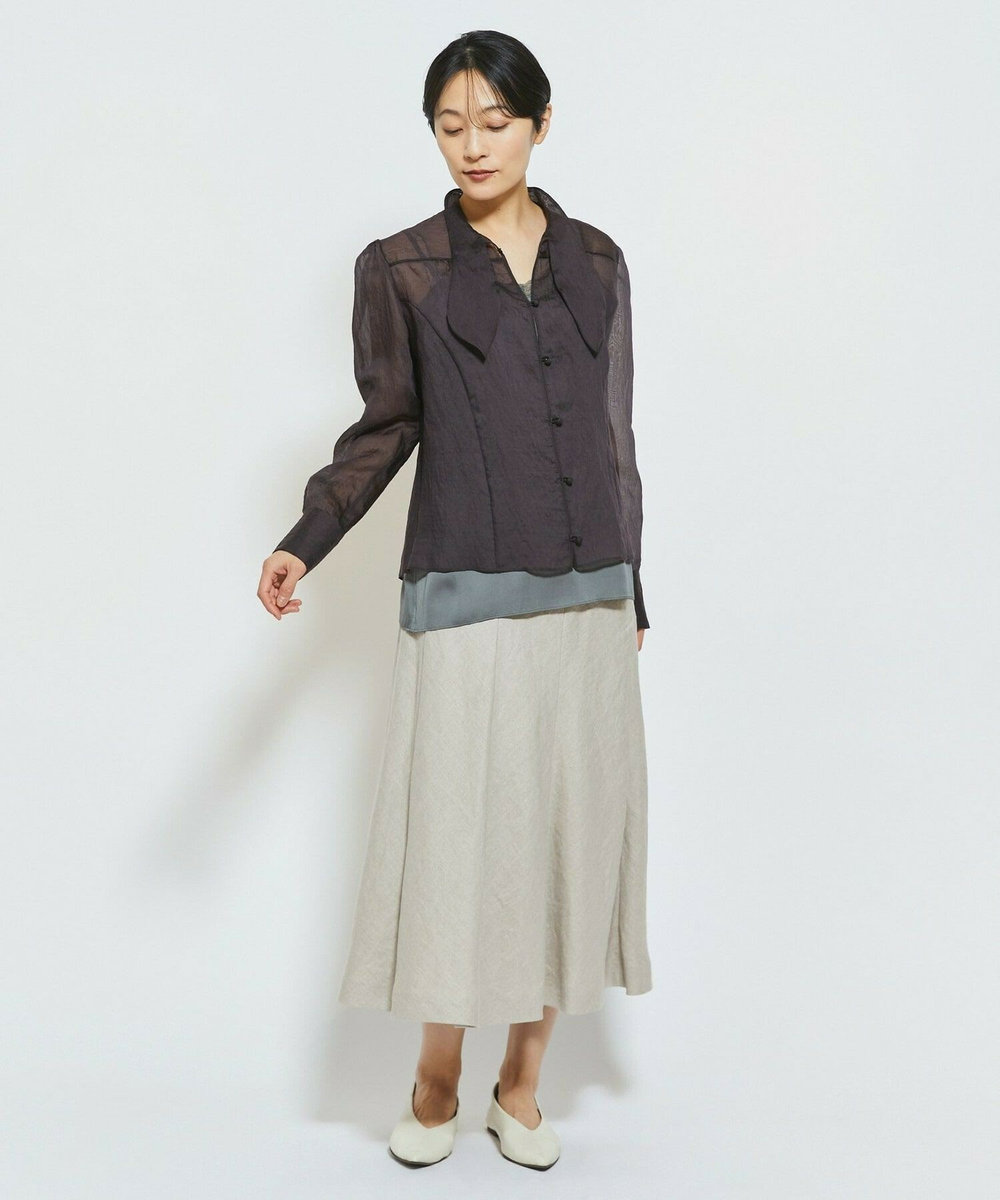 MOGA Collection MOGA Collection ソルベブラウス ダークブラウン