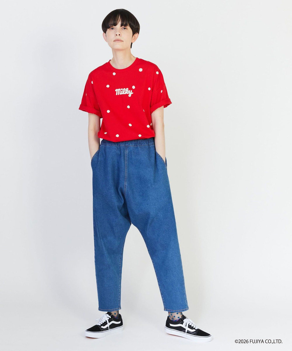 FRAPBOIS ミルキードットＴシャツ レッド