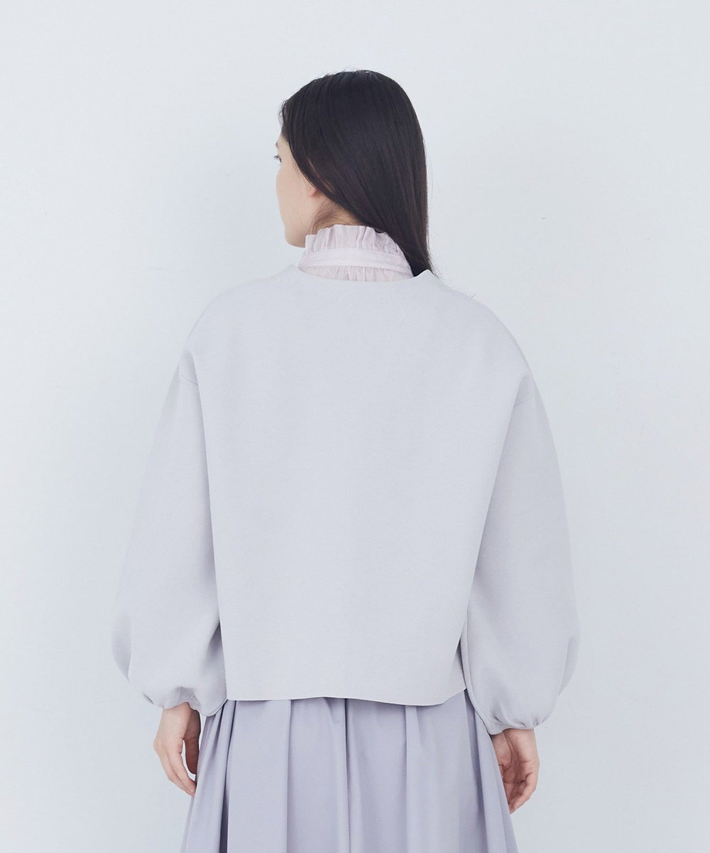 ADIEU TRISTESSE COTTON SURFミラノリブカーディガン グレイッシュベージュ
