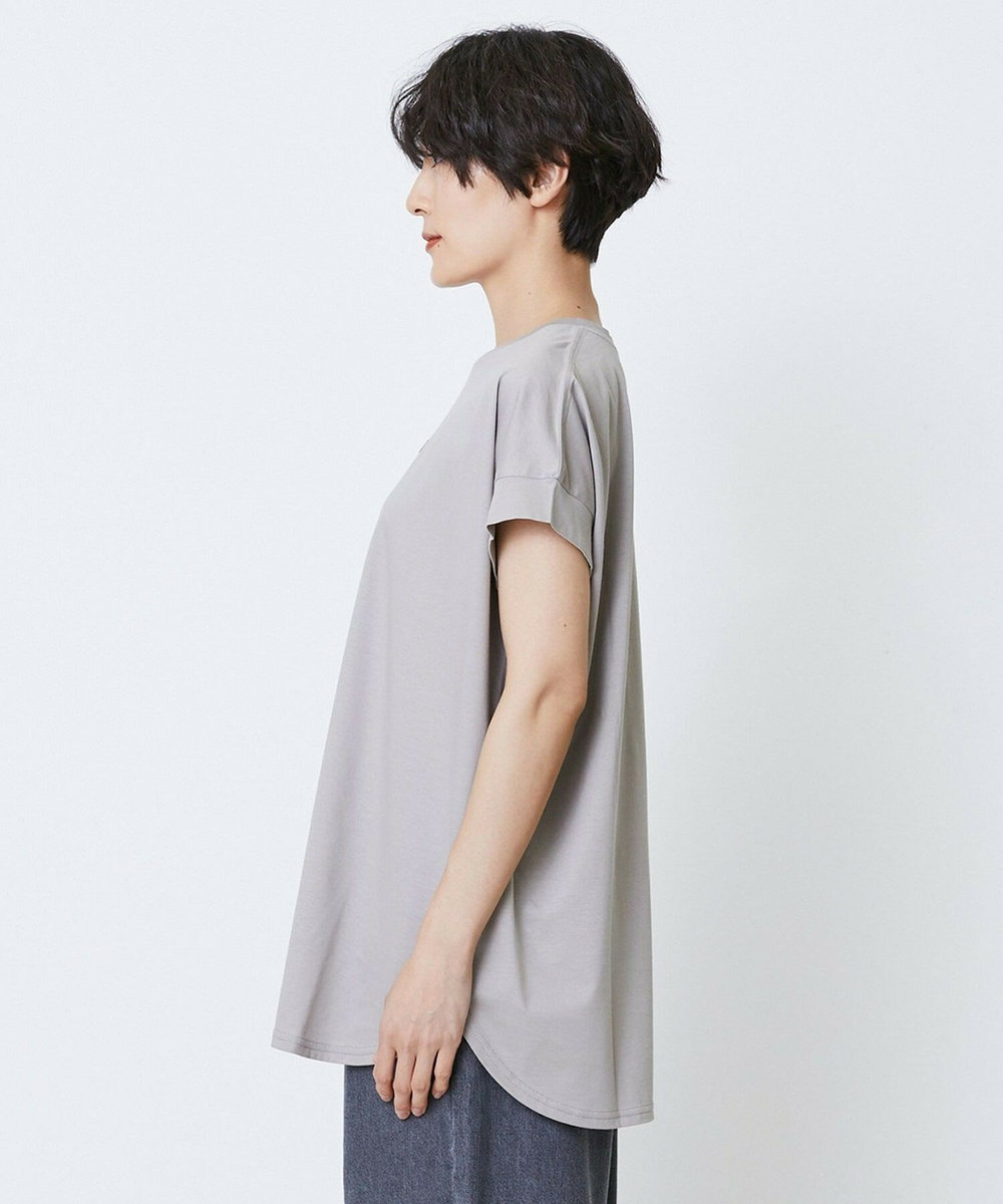 feerique feerique　コンパクトローレル天竺プルオーバー グレー