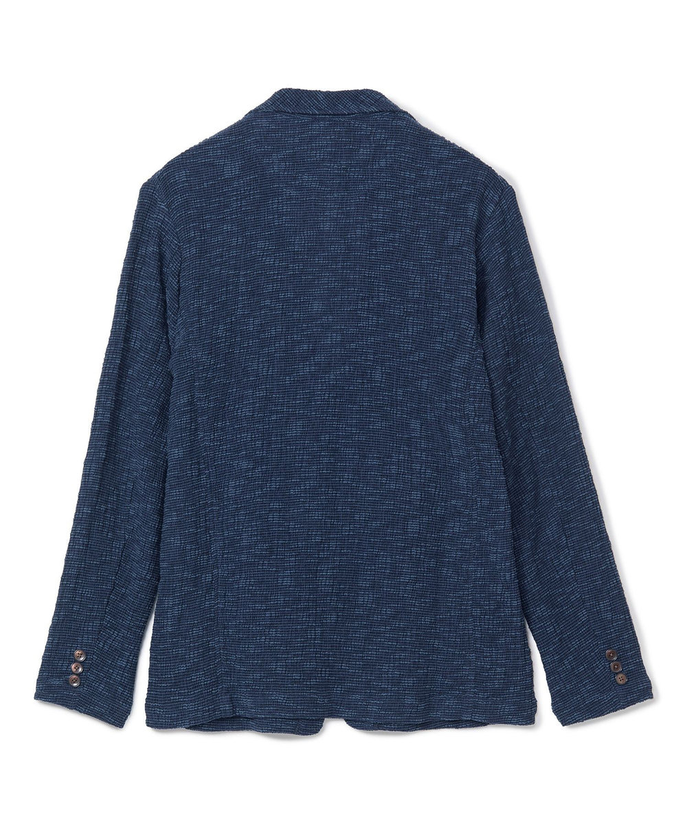 MEN'S BIGI スラブカールマイヤー 2Bジャケット ネイビー