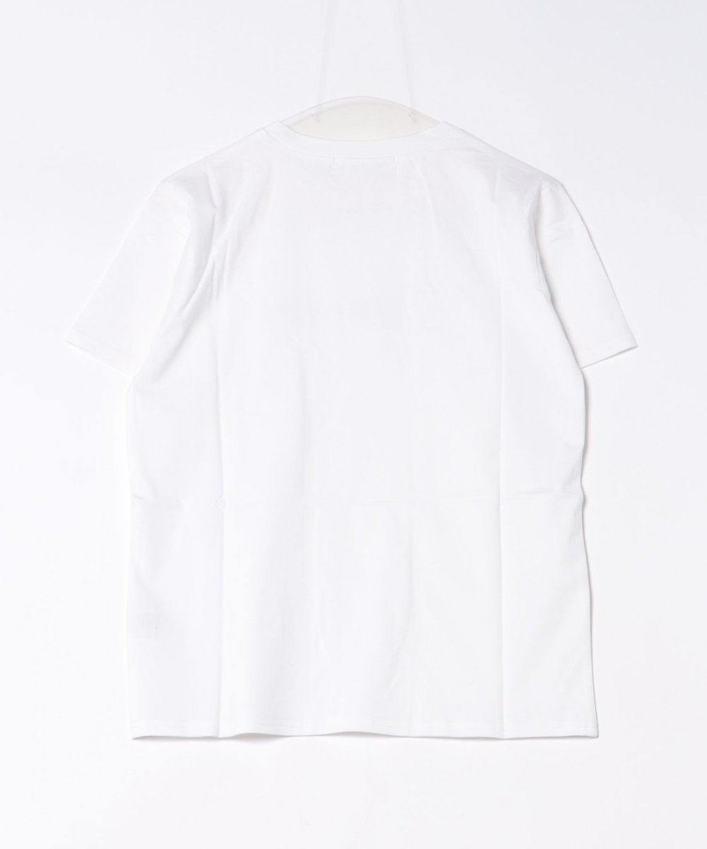 NOWADAYS シルケットコットンロゴTシャツ ホワイト