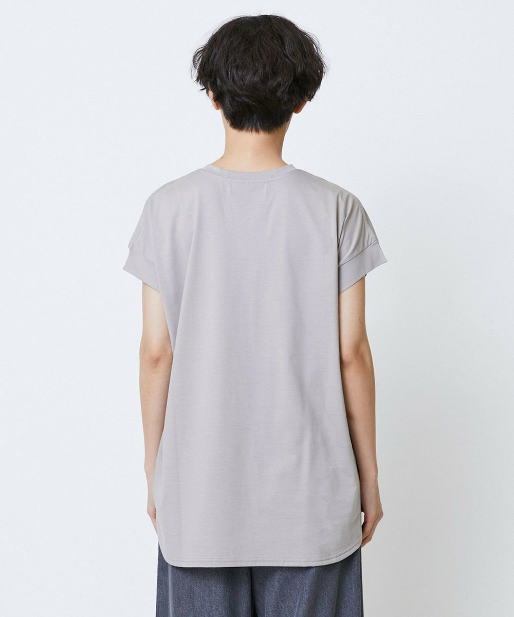 feerique feerique　コンパクトローレル天竺プルオーバー グレー