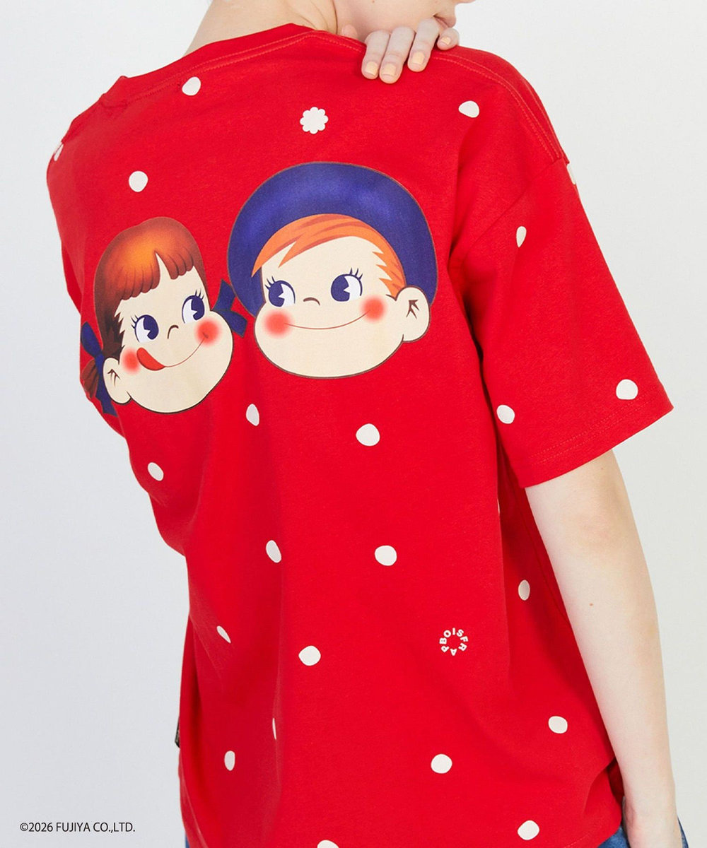 FRAPBOIS ミルキードットＴシャツ レッド