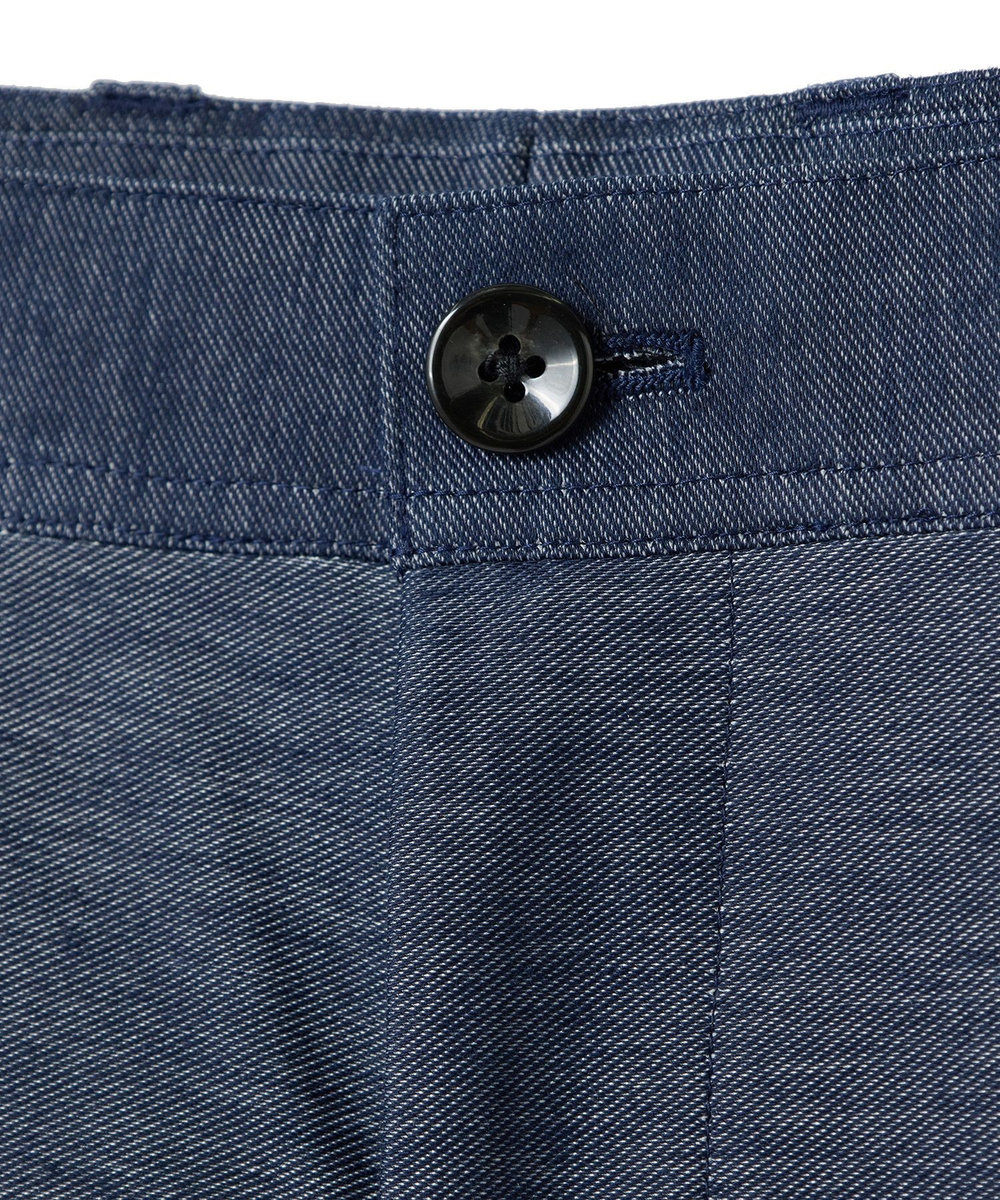MEN'S BIGI デニムジャージ テーパードパンツ＜ストレッチ＞ ネイビー