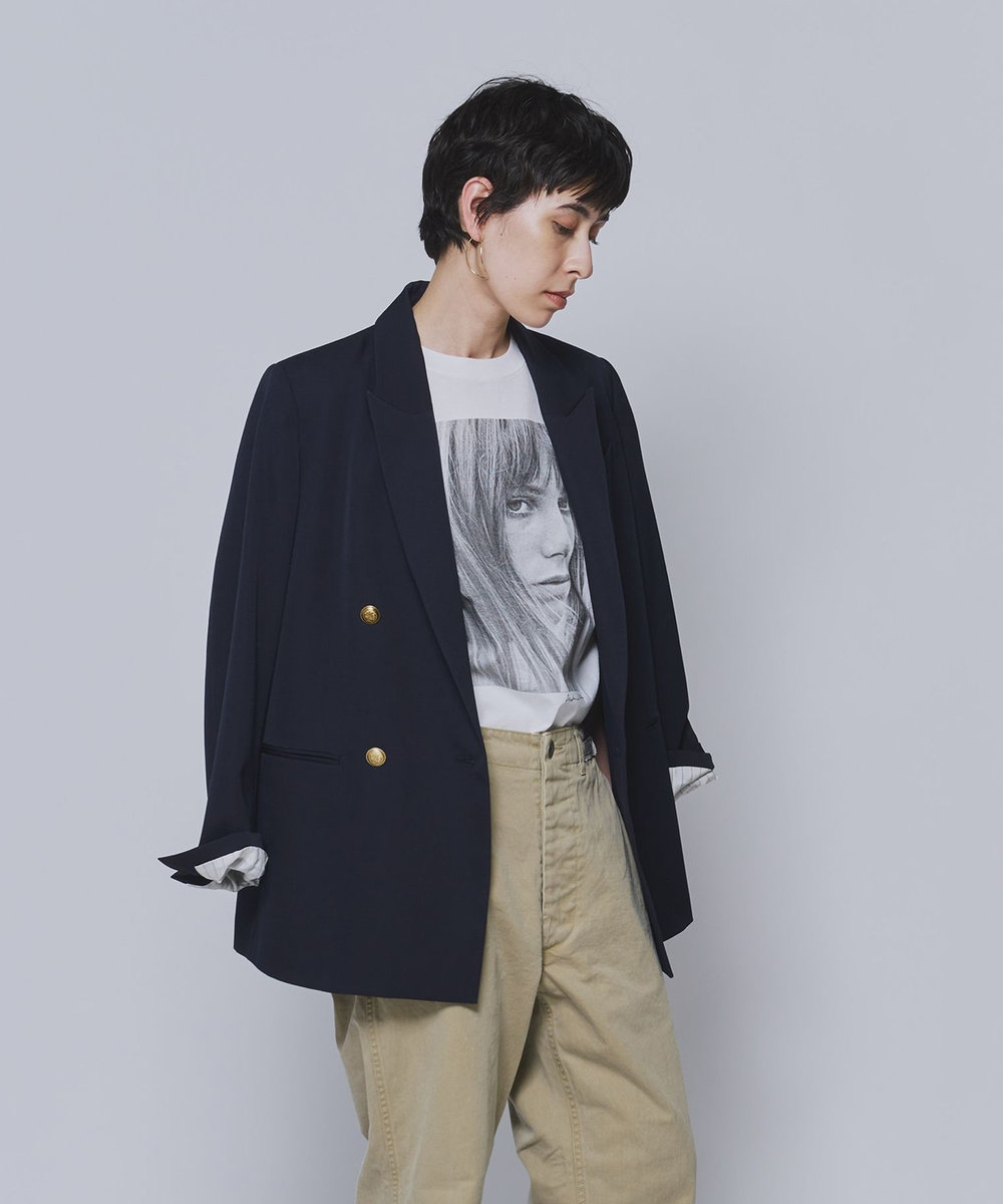 1er Arrondissement ＜COUTURE D'ADAM（クチュール ド アダム）＞“Jane"T-シャツ ホワイト