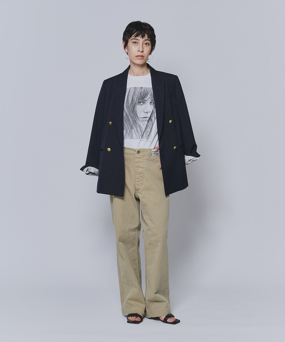 1er Arrondissement ＜COUTURE D'ADAM（クチュール ド アダム）＞“Jane"T-シャツ ホワイト