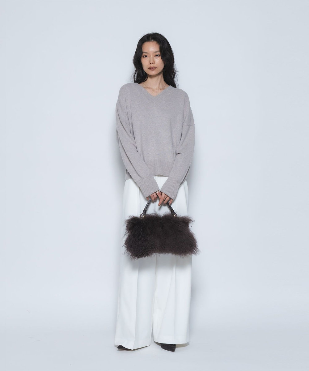 1er Arrondissement ＜LORISTELLA/ロリステッラ＞ファーバッグ ブラウン