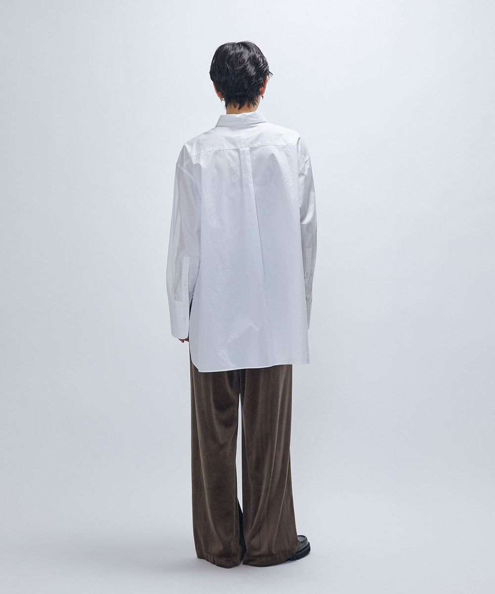 1er Arrondissement ベロアワイドパンツ モカ