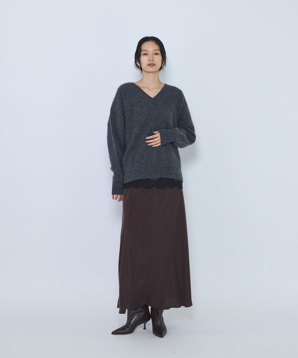1er Arrondissement キュプラフィブリルマーメイドスカート ブラウン