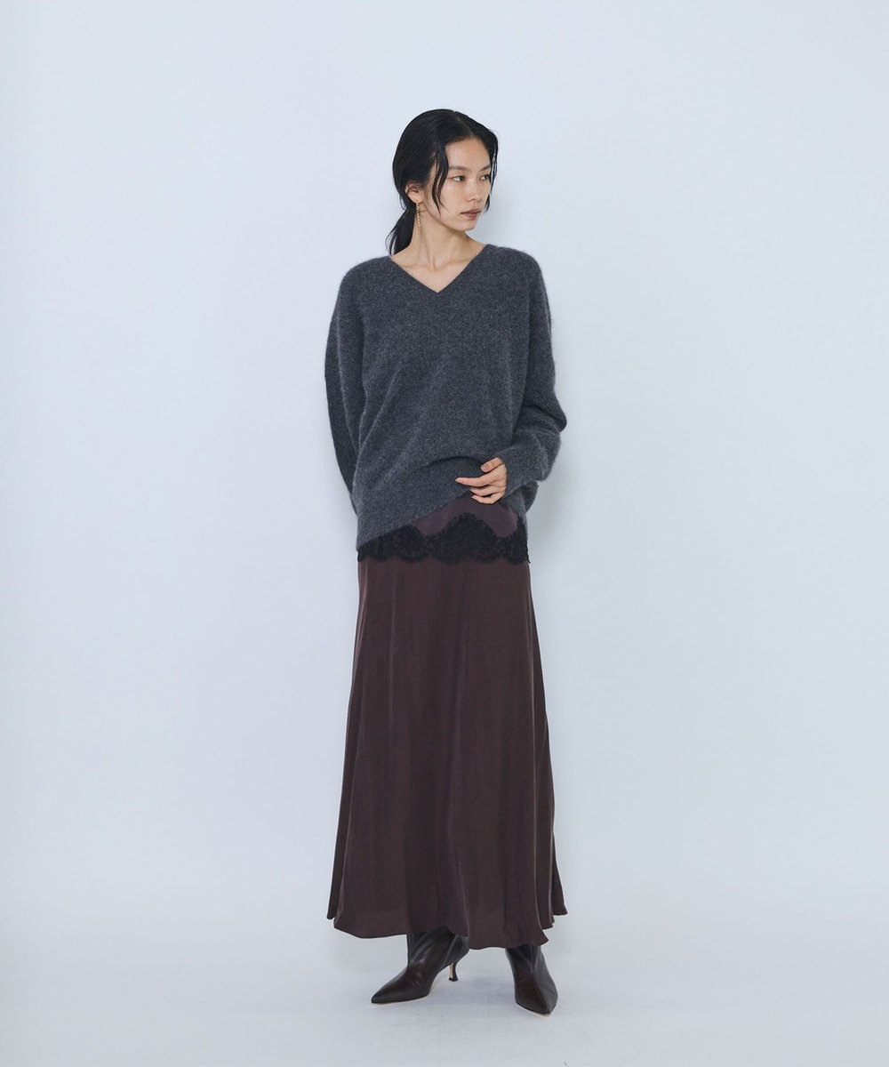 1er Arrondissement キュプラフィブリルマーメイドスカート ブラウン
