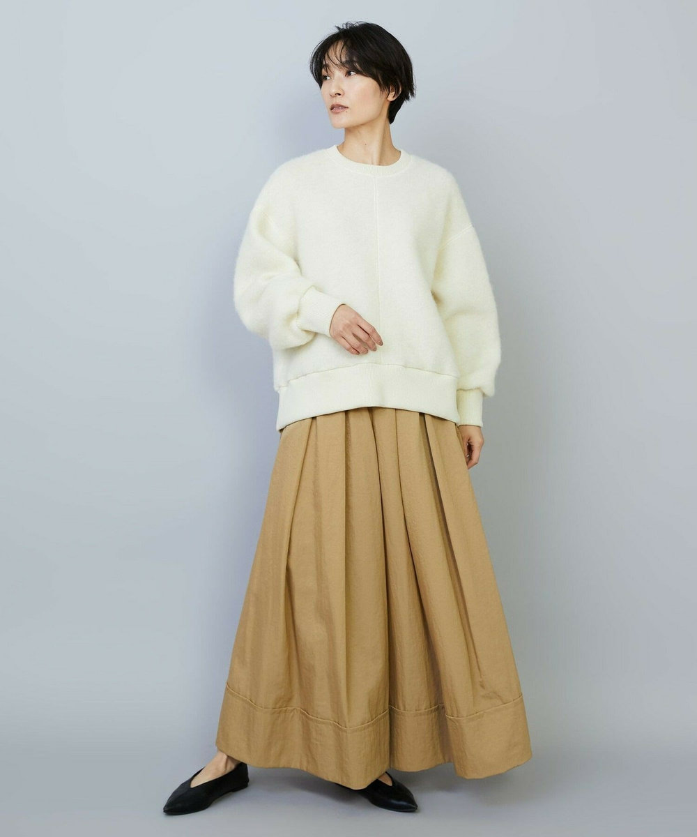 MOGA ツイルナイロンキュロットパンツ キャメル
