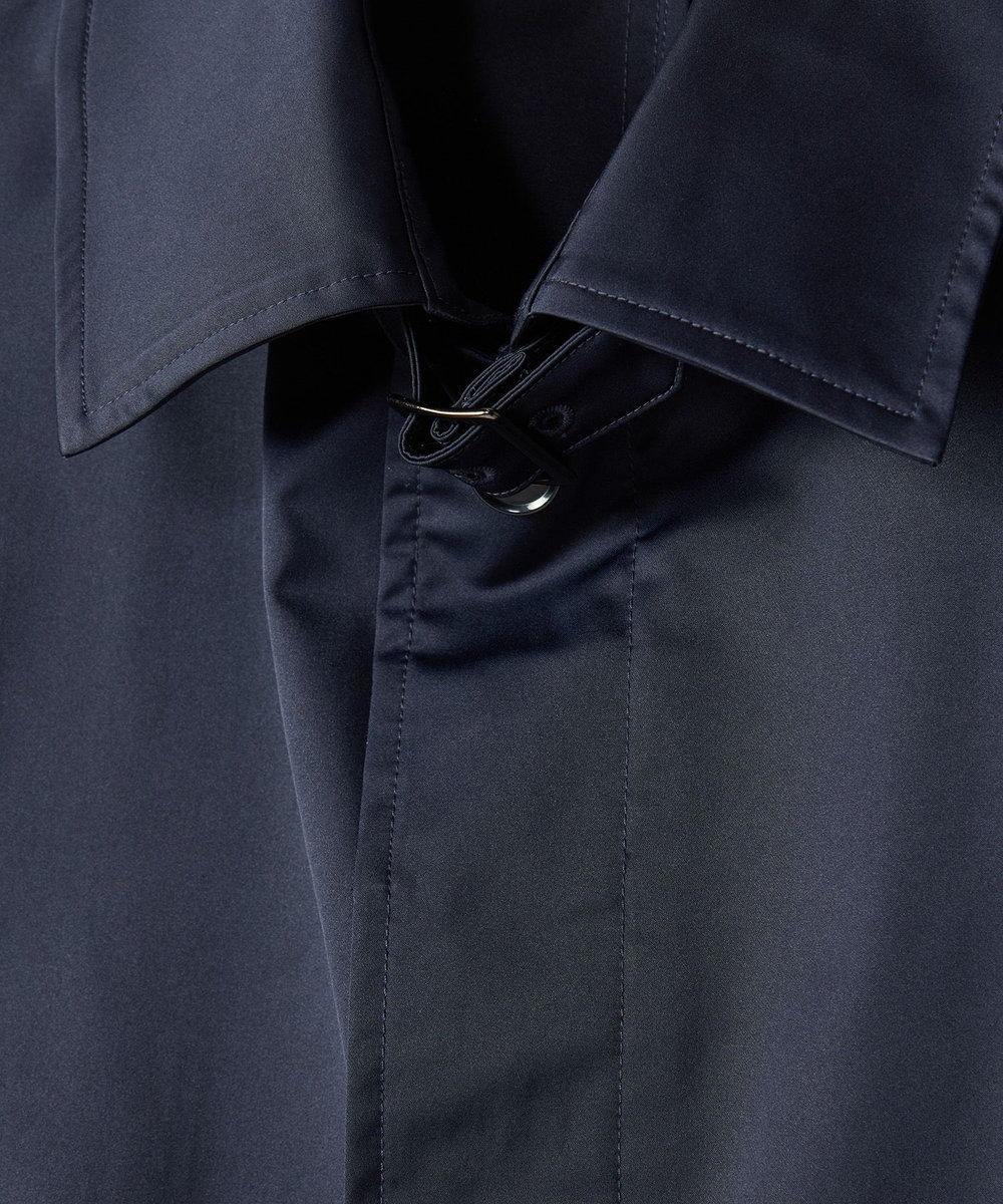 MEN'S BIGI LIMONTA EAST ストレッチギャバ ステンカラーコート＜ストレッチ・防風・撥水・透湿性＞ ネイビー