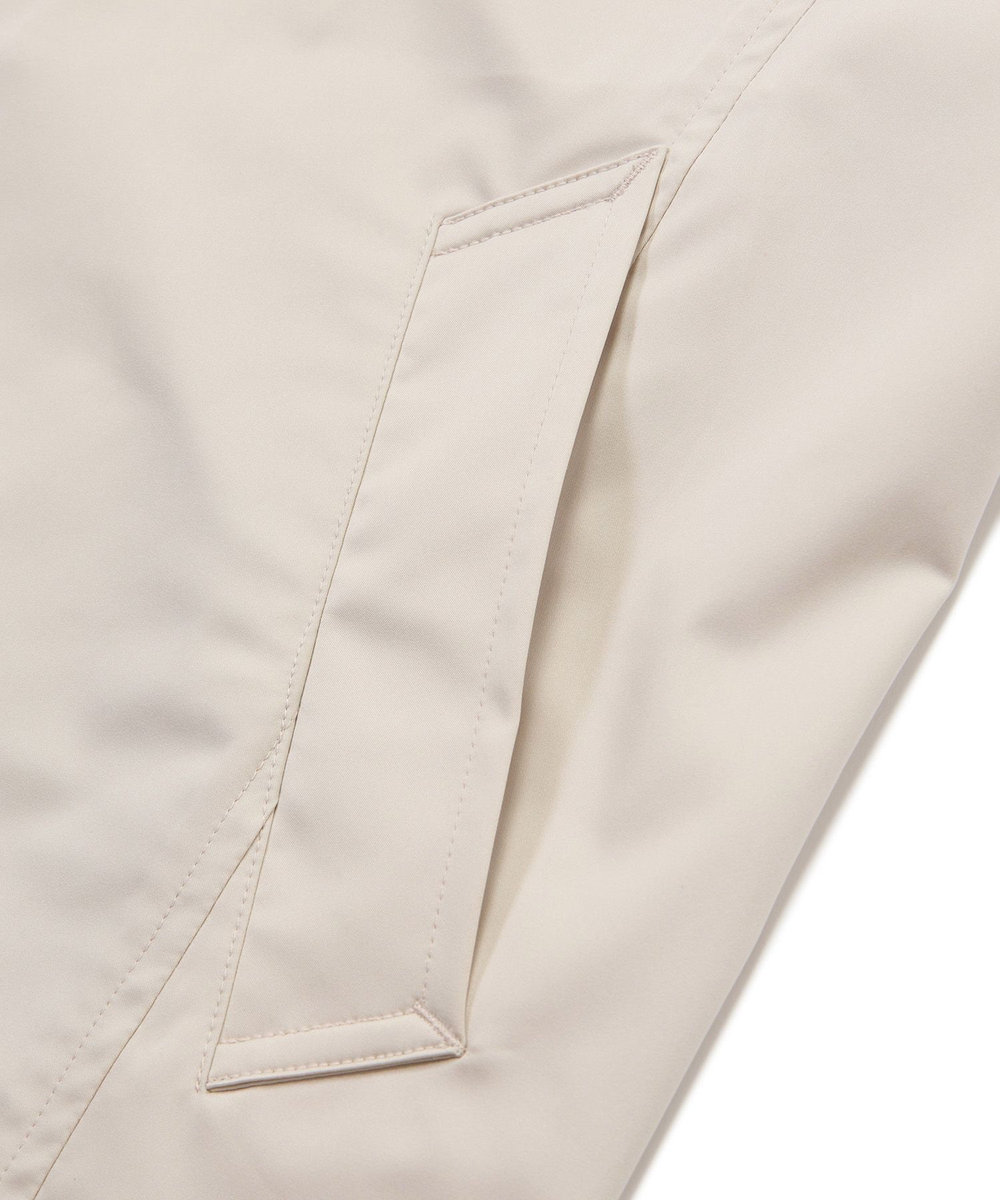 MEN'S BIGI LIMONTA EAST ストレッチギャバ ステンカラーコート＜ストレッチ・防風・撥水・透湿性＞ オフホワイト