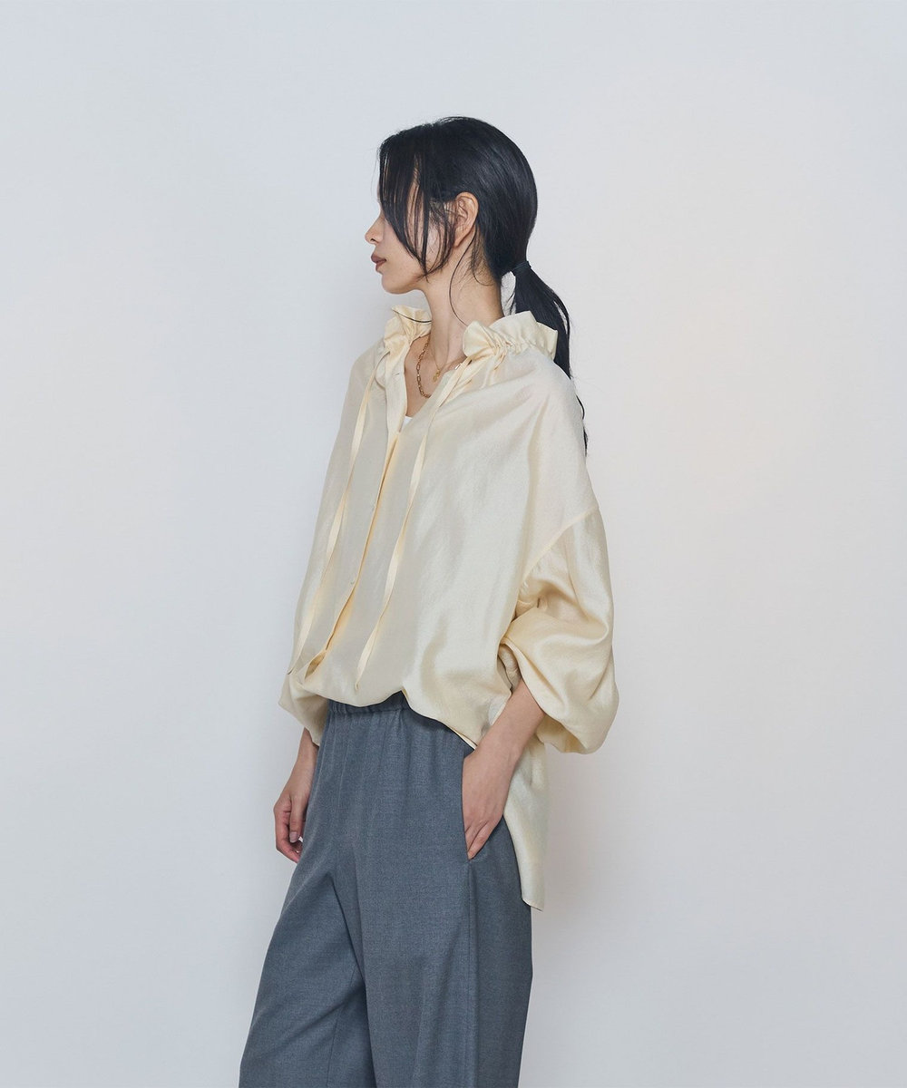 1er Arrondissement ニュアンスブラウス クリーム
