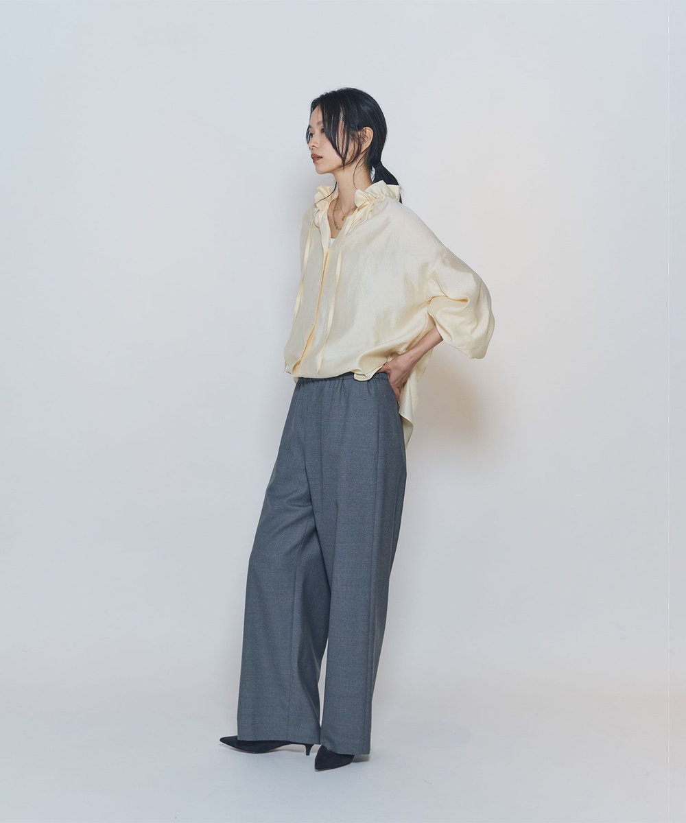 1er Arrondissement ニュアンスブラウス クリーム