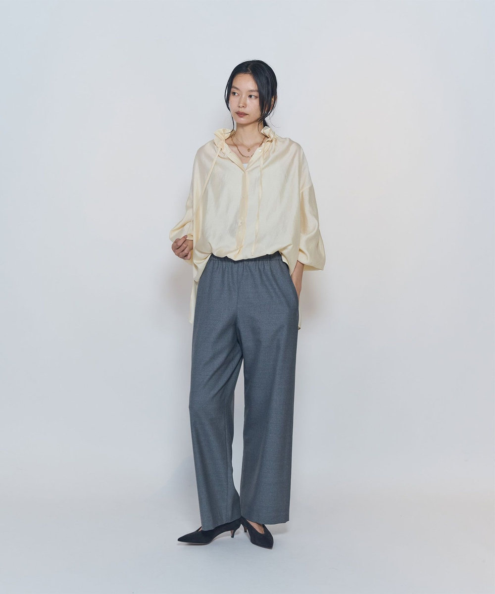 1er Arrondissement ニュアンスブラウス クリーム