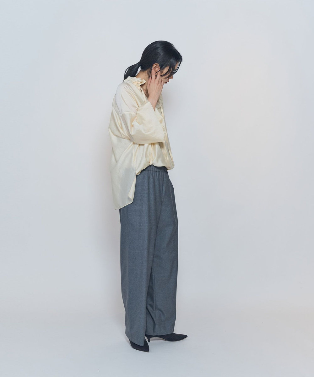 1er Arrondissement ニュアンスブラウス クリーム