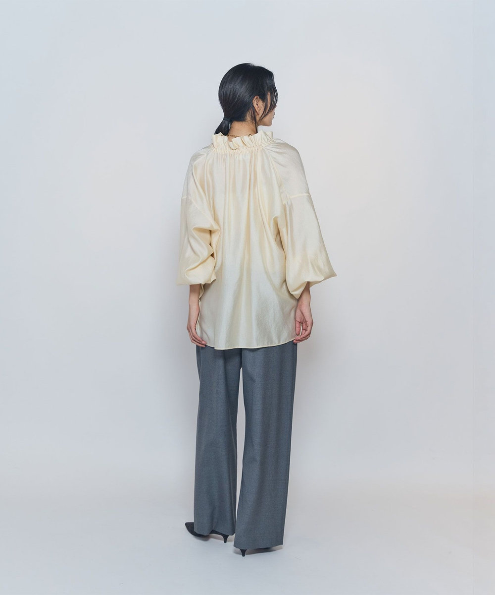 1er Arrondissement ニュアンスブラウス クリーム